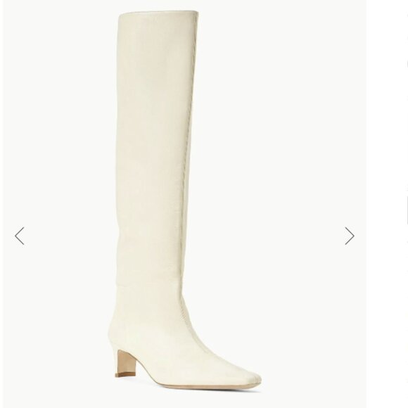 STAUD Wally Boot in Cream - Picture 3 of 8